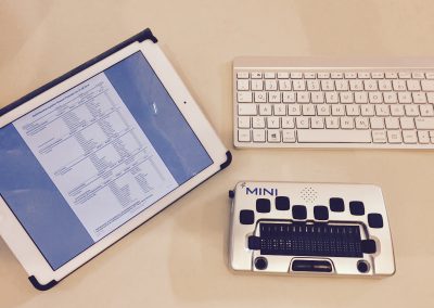 Die mobile Braillezeile „Mini 16“